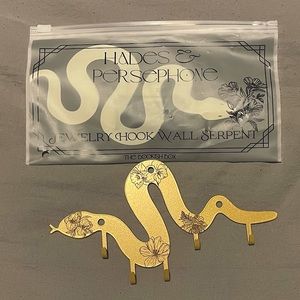 Hades and Persephone jewelry Hook wall serpent